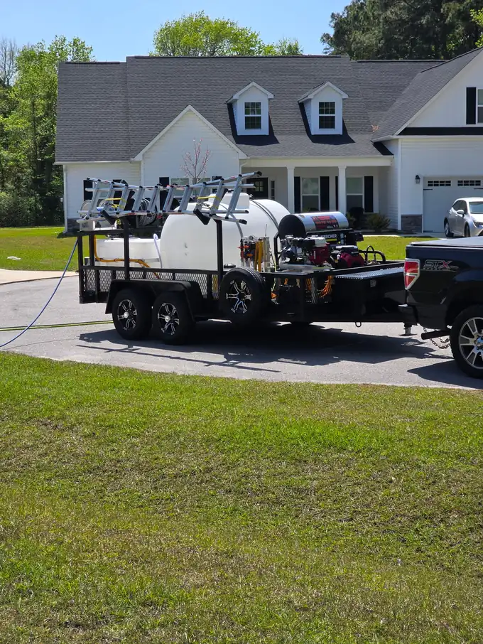 Fresh Start Surface Solutions professional pressure washing rig, Jacksonville, NC