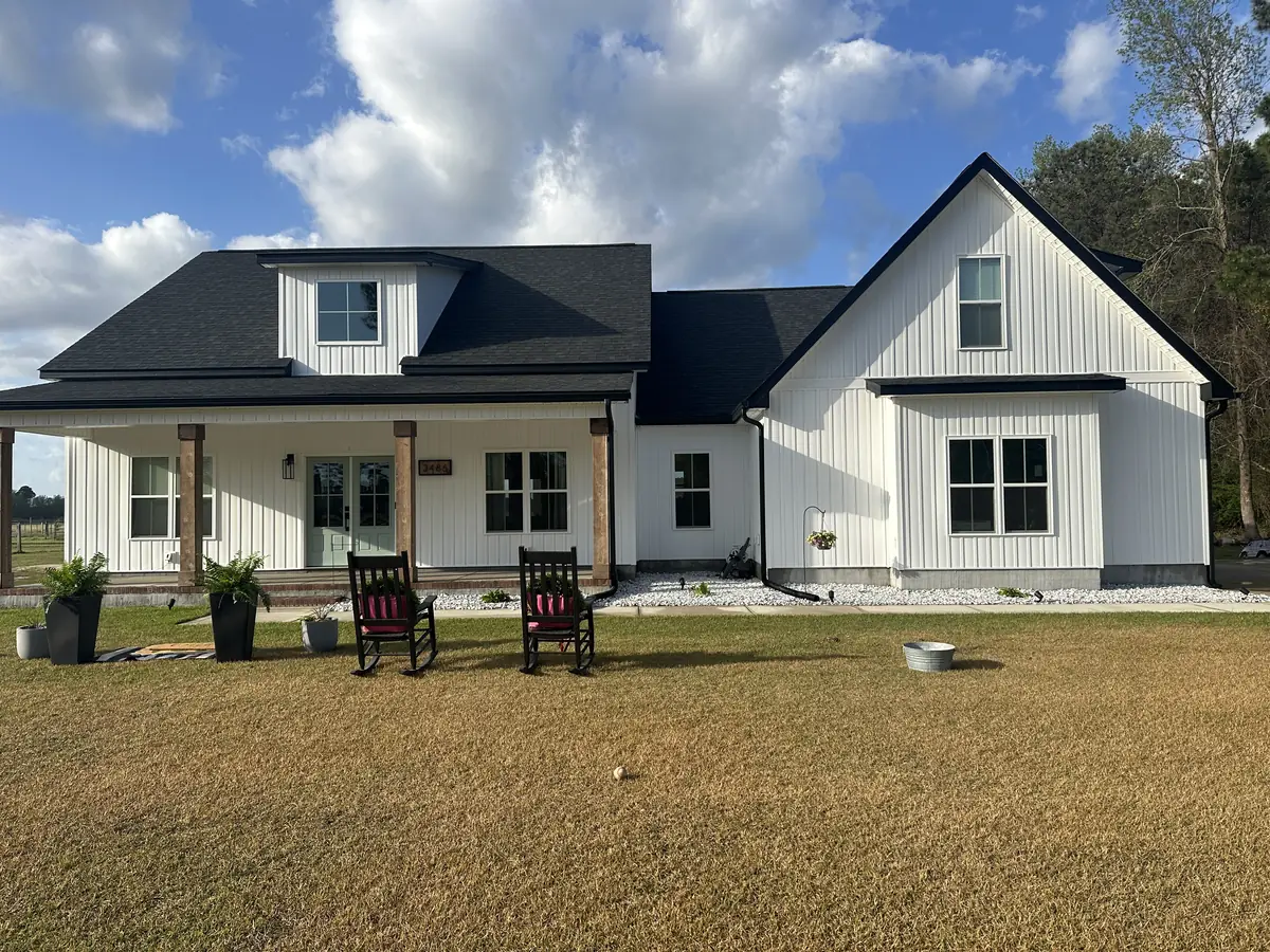 Modern farmhouse exterior fully cleaned by Fresh Start Surface Solutions in the Camp Lejeune service area