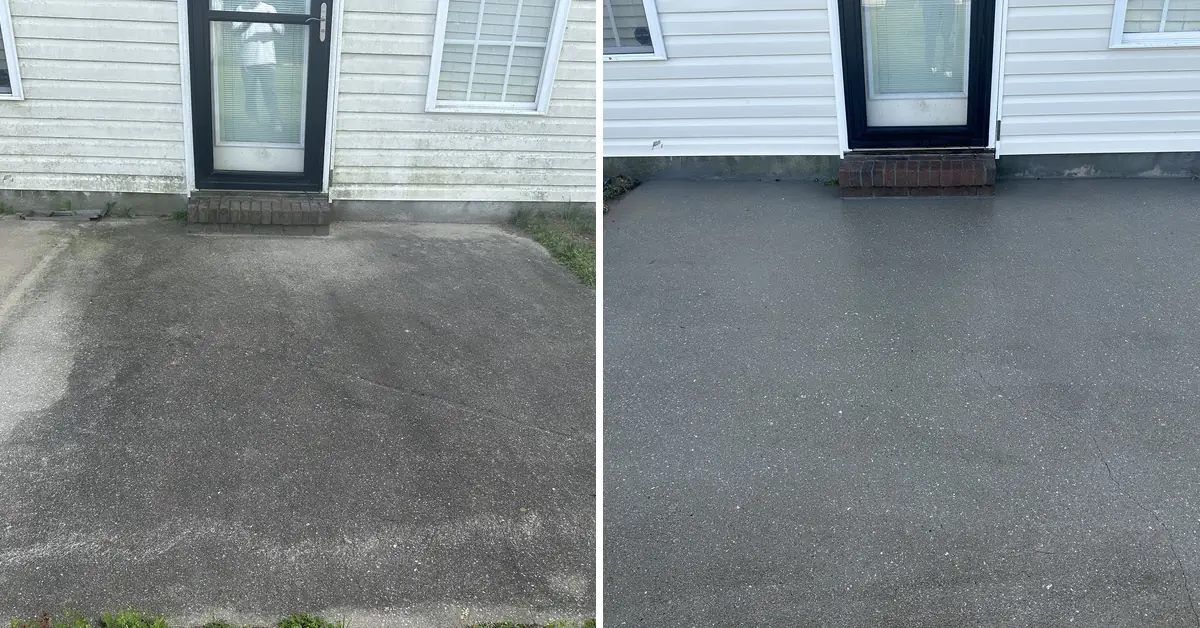 Concrete pad cleaning, Hampstead NC